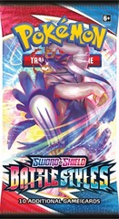 Pokemon SWSH5 Battle Styles Booster Pack --Rapid Strike Urshifu Pack Art